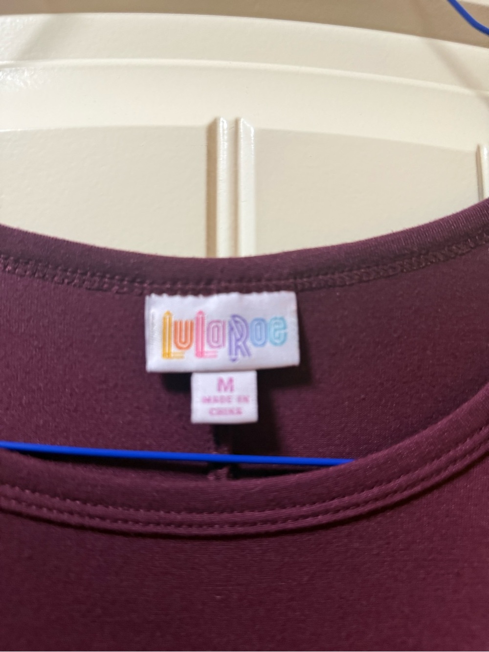 LuLaRoe Burgundy dress - Picture 2 of 5